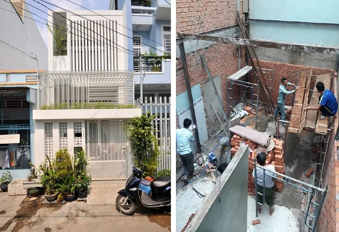 Cai tao nha ong cap 4 thanh 2 tang